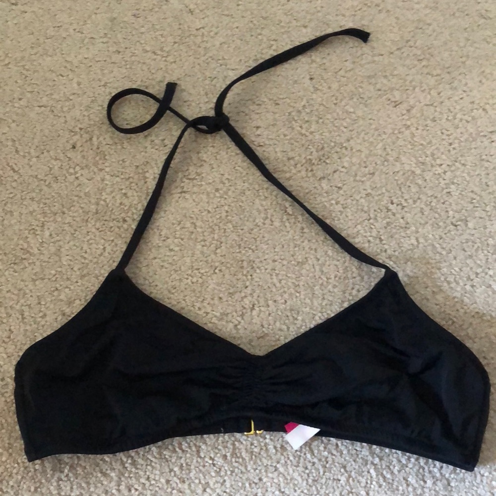 Black bikini top